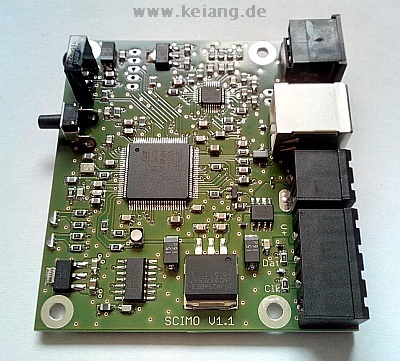 assembled PCB SCIMO V1.1 topside